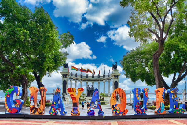 Malecon 2000 landmark of Guayaquil  Ecuador in south america